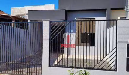 Casa à venda no Jardim Leonor em Londrina. Casa Geminada nova, pronta para morar, com 3 quartos, sala 2 ambientes, cozinha, área de serviço e garagem.