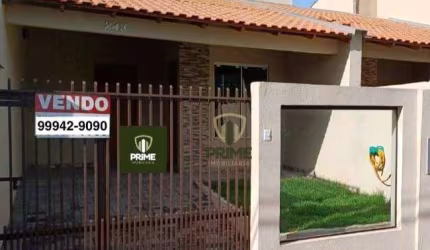 Casa à venda no Lago Juliana em Londrina. Casa nova, com 3 quartos sendo 1 suíte, sala 2 ambientes, piso porcelanato e laminado nos quartos, portas e