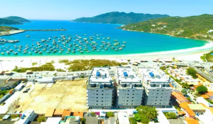 Apartamento para Venda em Arraial do Cabo, Praia dos Anjos, 2 dormitórios, 1 suíte, 2 banheiros, 1 vaga