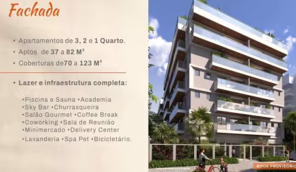 Apartamento para Venda em Niterói, Camboinhas, 1 dormitório, 1 banheiro, 1 vaga