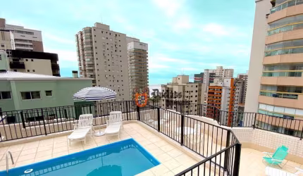 Cobertura com 3 dormitórios à venda, 208 m² por R$ 1.150.000,00 - Aviação - Praia Grande/SP
