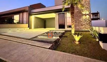 Casa Indaiatuba - Residencial Evidências, 206m², 3 suítes, master com closet, office, piscina, aquecimento solar e mais...
