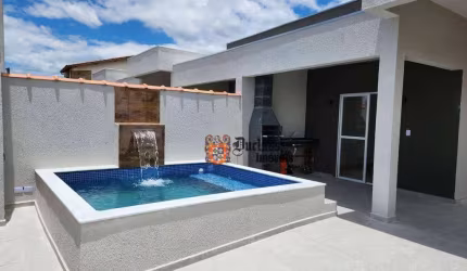 Casa com 3 dormitórios à venda, 105 m² por R$ 399.000 - Balneário Gaivota - Itanhaém/SP