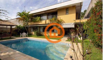 Casa com 4 dormitórios com 3 suítes à venda, 358 m² por R$ 3.200.000 - Jardim Guedala - São Paulo/SP