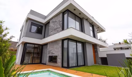 Casa em condomínio fechado com 4 quartos à venda na Rua das Petúnias, 1, Encosta do Sol, Estância Velha por R$ 2.500.000