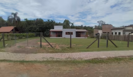 Casa em condomínio fechado com 1 quarto à venda na Estrada Astrogildo Nogueira do Amaral, 1751, Lomba Grande, Novo Hamburgo por R$ 560.000