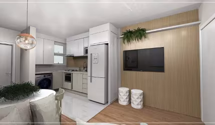 Apartamento com 2 quartos à venda na Rua Odilo Aloysio Daudt, 423, Feitoria, São Leopoldo por R$ 215.000