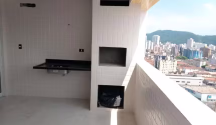Apartamento para Venda em Santos, Boqueirão, 2 dormitórios, 1 suíte, 1 vaga