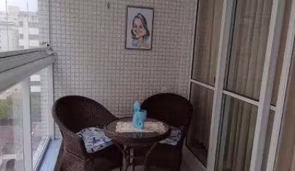 Apartamento para Venda em Santos, Pompéia, 2 dormitórios, 1 suíte, 3 banheiros, 2 vagas