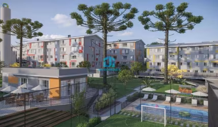 Apartamento com 2 quartos à venda na Rua Paulo Kulik, 182, Santa Cândida, Curitiba, 48 m2 por R$ 357.052