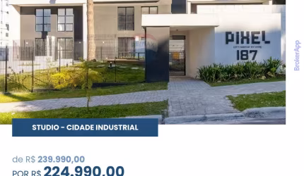 Studio 28 m² à venda R$ 224.990,00 no Ecoville - Pixel City Habitat da Hype Empreendimentos - Curitiba - PR