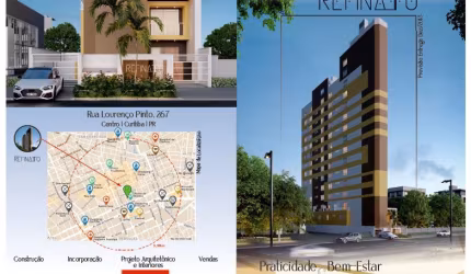 NOVOS STUDIOS NA REGIÃO CENTRAL DE CURITBA-PRÓXIMOS AO SHOPPING ESTAÇÃO