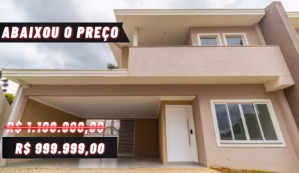 Sobrado 3 quartos, 3 vagas, bairro Aristocratas, São José dos Pinhais/PR