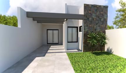 Casa com 2 quartos em Matinhos.