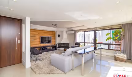 COBERTURA DUPLEX, 4 SUITES, 3 VAGAS LIVRES DE GARAGEM E AMPLOS AMBIENTES SOCIAIS PARA RECEBER COM ESTILO