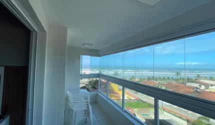Apartamento 02 dormitorios, vista lateral mar