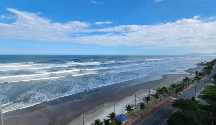 Apartamento 02 dormitorio  frente mar