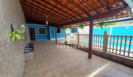 Casa com 2 Quartos, Área Gourmet e Piscina à venda, 136 m² por R$ 498.000 - Barroco - São Bento -Maricá/RJ