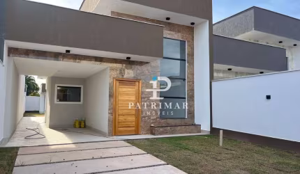 Casa com 3 quartos à venda, 122 m² por R$ 650.000 - Jardim Atlântico Oeste - Maricá/RJ