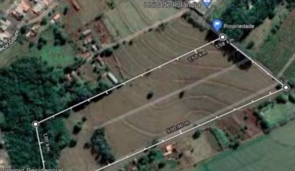 Área/terreno a venda - Área Nobre a ser destinada para Loteamento Residencial, 5 Alqueires - Rolândia - PR