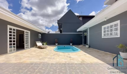 Casa alto padrão, 04 suítes c/ar condicionado, 08 vagas em São José dos Pinhais PR