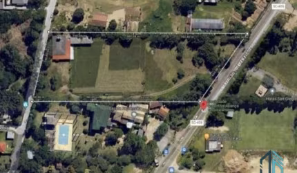 Terreno plano 9.540,57 m2, COM ESCRITURA PUBLICA / REGISTRO DE IMOVEL, no Rio Vermelho, Florianópolis /SC