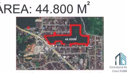 Terreno/área localizada na zona urbana, COM 44.800M, ideal para condomínios em Paranaguamirim Joinville - PR