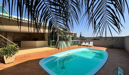 Casa moderna, 04 quartos c/suítes, piscina, área de laser em São Miguel do Oeste PR