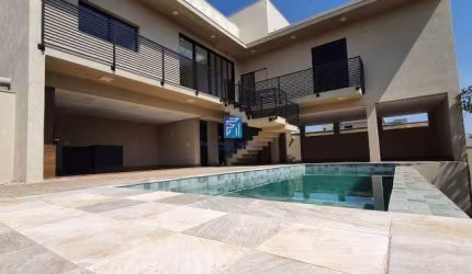 Linda Casa Térra em Condomínio Terras de Siena - 3 suítes, escritório, piscina