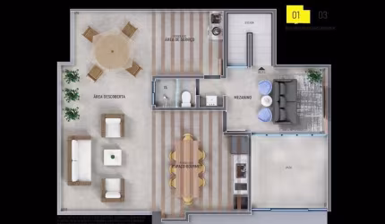 Apartamento com 3 quartos à venda em Belo Horizonte