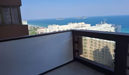 Apartamento 1 quarto para vender na Barra da Tijuca, Condomínio Barramares, Avenida Lucio Costa, Frontal Mar.
