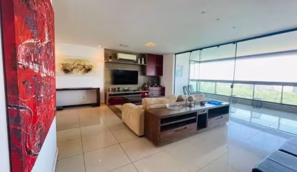 Apartamento Mobiliado para alugar na Barra da Tijuca, 4 quartos; 4 suites, 3 vagas; 257m2