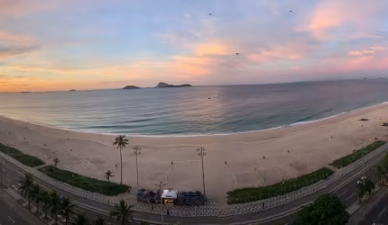 Apartamento Alto Padrão Frontal Mar com 4 Quartos e 2 Vagas à venda na Av Vieira Souto Ipanema