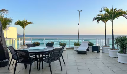 Cobertura Duplex Frontal Mar de 545m² com 5 Suítes à venda no Jardim Oceânico Barra da Tijuca