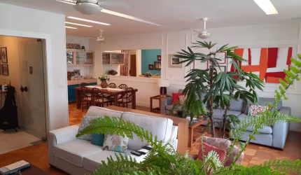 Apartamento à venda localizado na Bolivar, 4 Quartos; 1 suite; 1 Vaga. Copacabana, Metro Cantagalo, próximo a praia e Lagoa.