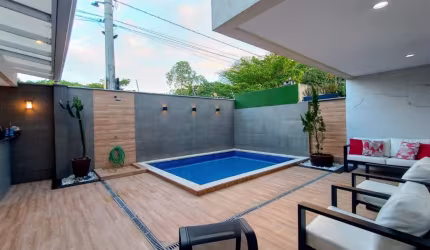Casa 5 quartos à venda localizada na Rua Escritor Elie Wiesel, 5 Quartos; 4 suites; 2 Vagas. Condomínio Private Aqua & Gourmet Residences, Recreio dos Bandeirantes
