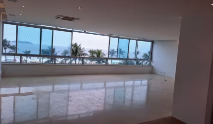 Apartamento para alugar localizado na Avenida Vieira Souto, Frontal Mar, 4 Quartos; 1 suite; 2 Vagas, Ipanema