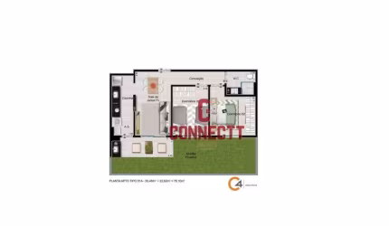 Apartamento com 2 dormitórios à venda, 78 m² por R$ 309.000,00 - Bonfim Paulista - Ribeirão Preto/SP