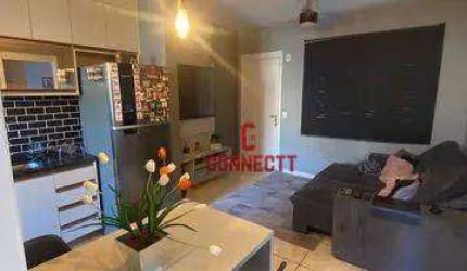 Apartamento com 2 dormitórios à venda, 48 m² por R$ 205.000 - Jardim Interlagos - Ribeirão Preto/SP