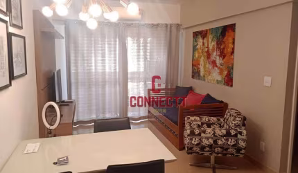 Apartamento com 1 dormitório para alugar, 48 m² por R$ 2.760,00/mês - Centro - Ribeirão Preto/SP