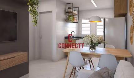 Casa com 2 dormitórios à venda, 58 m² por R$ 285.000 - Parque das Gaivotas - Ribeirão Preto/SP