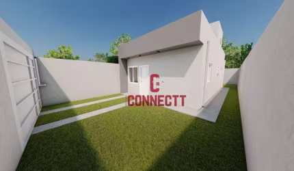 Casa NOVA com 2 dormitórios à venda por R$ 277.000