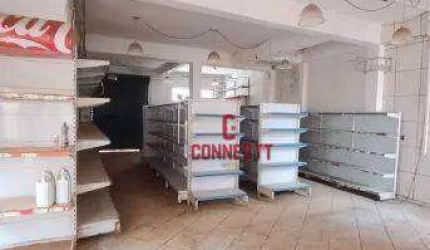 SALÃO COMERCIAL COM CASA NA VILA TIBÉRIO.