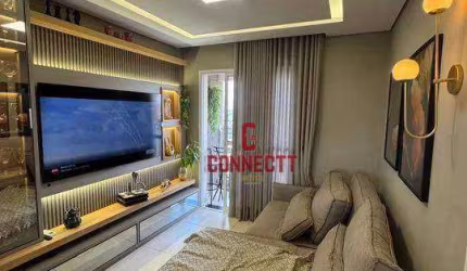 Apartamento com 1 dormitório para alugar, 42 m² por R$ 3.461/mês - Jardim América - Ribeirão Preto/SP
