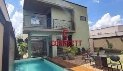 CASA SOBRADO COM 3 SUITES PISCINA  E 4 VAGAS  NO CONDOMÍNIO VILLA DE  SAN FRANCESCO.