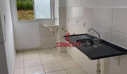Apartamento com 2 dormitórios para alugar, 43 m² por R$ 1.259/mês - Ribeirão Verde - Ribeirão Preto/SP