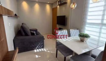 Apartamento com 2 dormitórios à venda, 45 m² por R$ 303.000 - Ribeirânia - Ribeirão Preto/SP