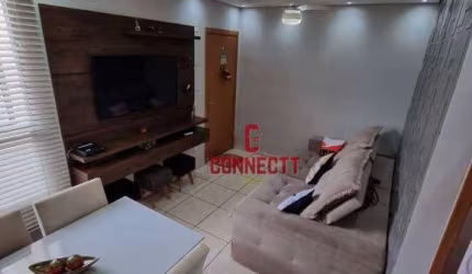 APARTAMENTO MOBILIADO DE 2 QUARTOS 1 VAGA DE GARAGEM NO BAIRRO RESIDENCIAL JETIQUITIBA.