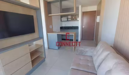 APARTAMENTO MOBILIADO DE 1 QUARTOS 1 VAGA NO CENTRO.