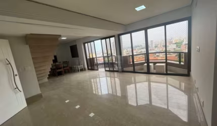 Cobertura à venda na Vila Guilherme. 4 quartos, sendo 3 suítes, 3 vagas, 291m² de área útil